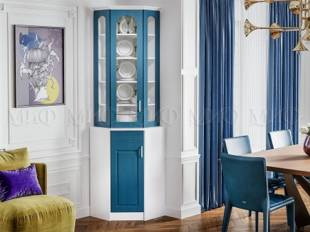 Буфет Кармен Угловой МДФ (Ш-580 x Г-580 х В-2270 мм)/Разные Цвета