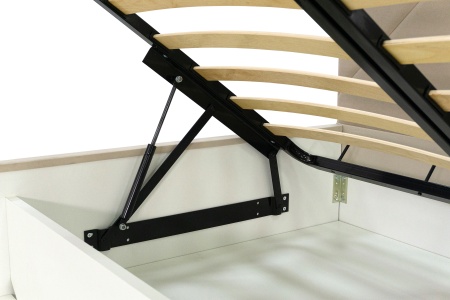 Кровать Лима 1.4 м бежевая