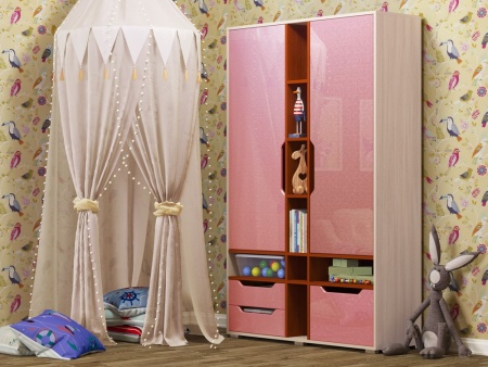 Шкаф Роберт МДФ (Ш-1250 х В-1970 х Г-450 мм/Разные Цвета