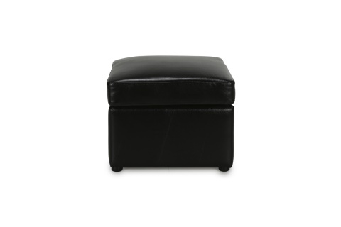 Пуф Квин экокожа черная