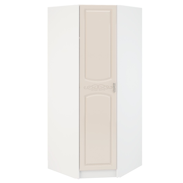 Шкаф Угловой Венесуэла МДФ/Жемчуг Глянец (Ш-884 х В-2100 х Г-884 мм)